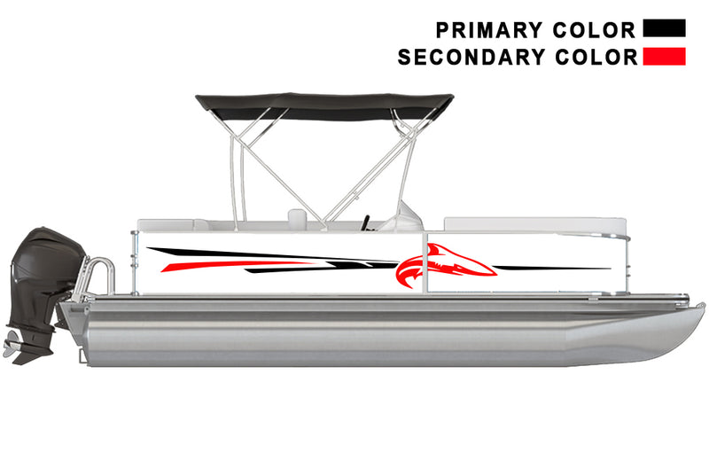 Replacement graphics decals for pontoon boat (Kit RG25008)