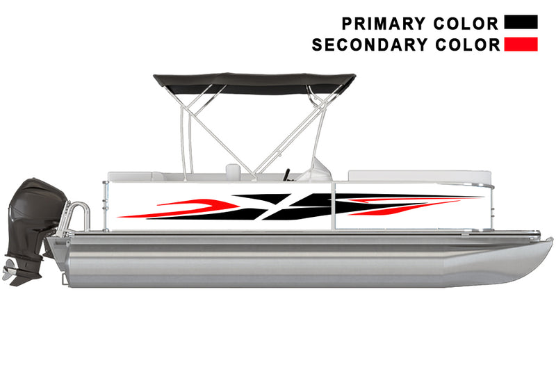 Replacement graphics decals for pontoon boat (Kit RG25003)