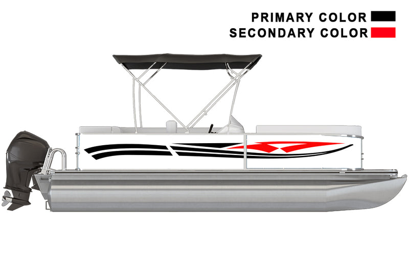 Replacement graphics decals for pontoon boat (Kit RG25004)