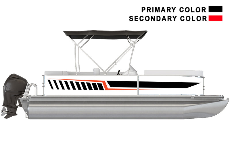 Replacement graphics decals for pontoon boat (Kit RG25005)