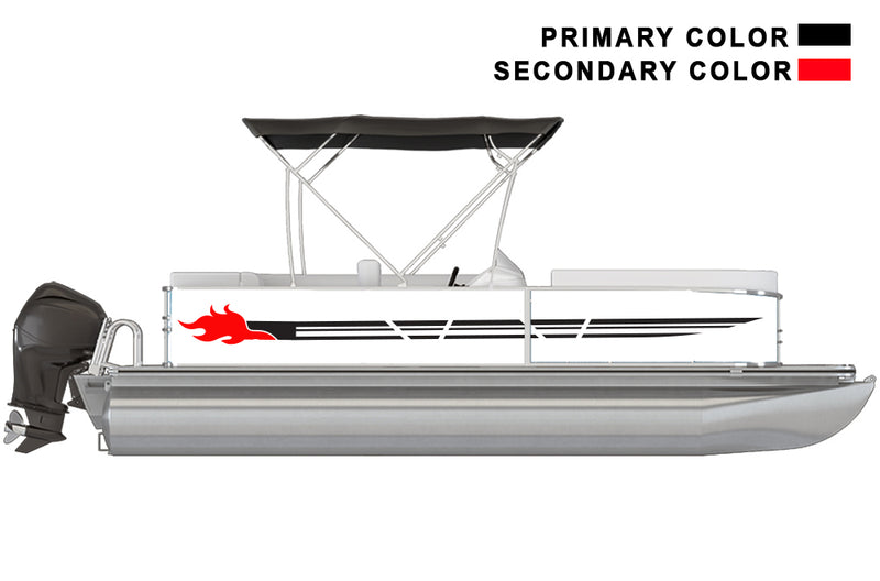 Replacement graphics decals for pontoon boat (Kit RG25006)