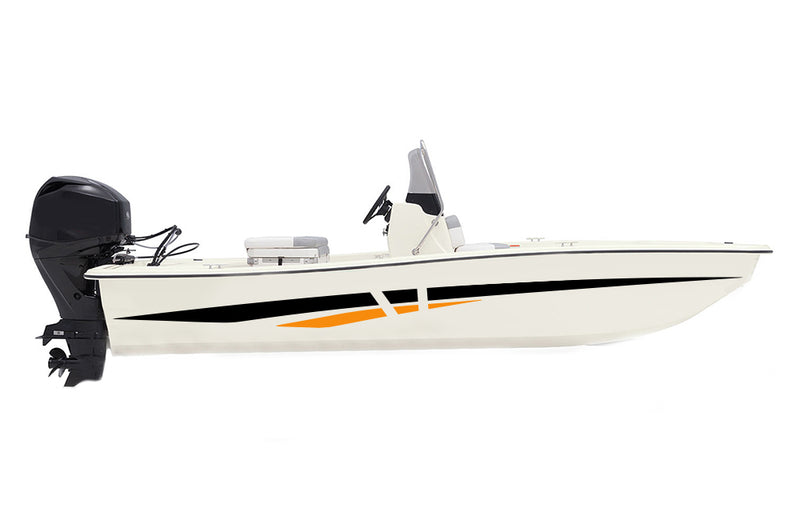 Replacement graphics decals for skiff boat (Kit RG25001)