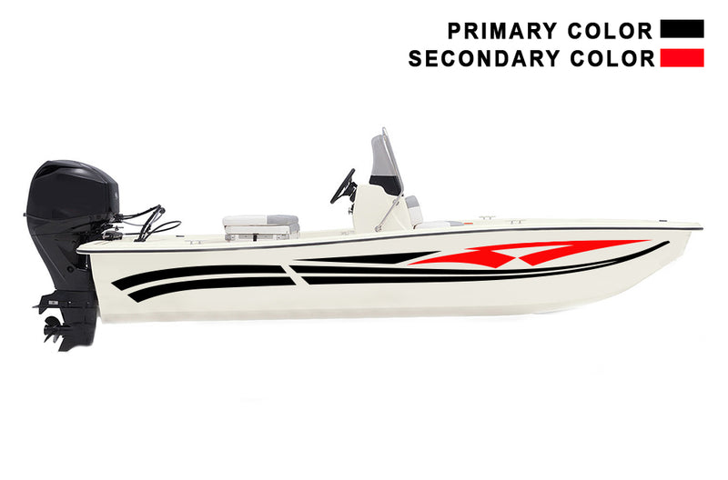 Replacement graphics decals for skiff boat (Kit RG25004)