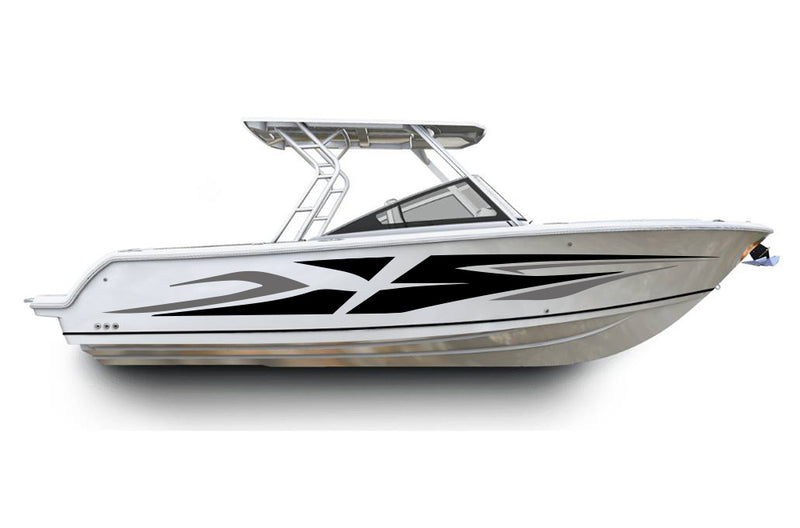 Replacement graphics decals for walkaround boat (Kit RG25003)