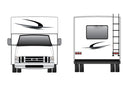 Replacement front & back decals for RV Motorhome Class C (Kit RG15001)