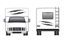 Replacement front & back decals for RV Motorhome Class C (Kit RG15003)