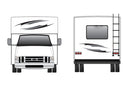 Replacement front & back decals for RV Motorhome Class C (Kit RG15003)