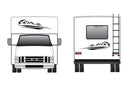 Replacement front & back decals for RV Motorhome Class C (Kit RG15004)