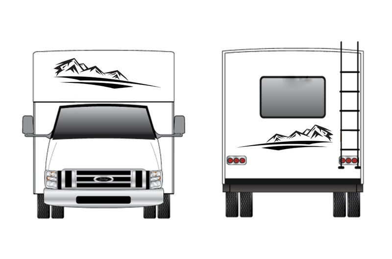 Replacement front & back decals for RV Motorhome Class C (Kit RG15004)