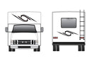 Replacement front & back decals for RV Motorhome Class C (Kit RG15005)