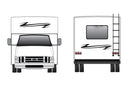 Replacement front & back decals for RV Motorhome Class C (Kit RG15008)