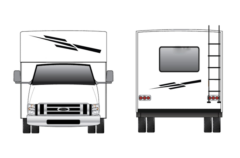 Replacement front & back decals for RV Motorhome Class C (Kit RG15000)