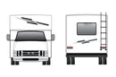 Replacement front & back decals for RV Motorhome Class C (Kit RG15000)