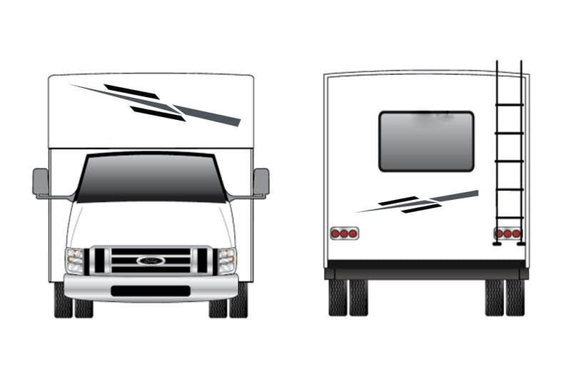 Replacement front & back decals for RV Motorhome Class C (Kit RG15000)