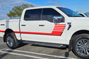 Retro-style double hash stripes decals graphics compatible with Ford F150 Raptor 2017-2020