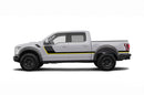 Retro-style double center stripes for Ford F150 Raptor 2017-2020