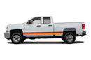 Retro themes center decals for Chevrolet Silverado 2500HD 2015-2019