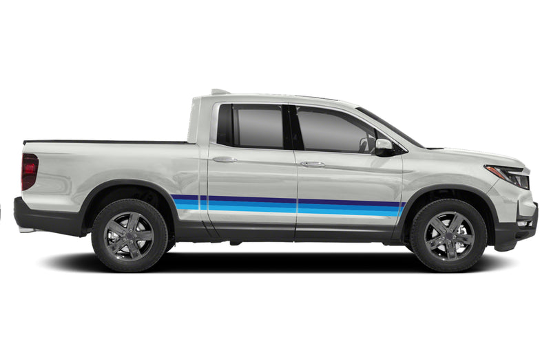 Retro themes side graphics decals for Honda Ridgeline