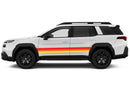Retro themes side decals graphics compatible with Subaru Outback