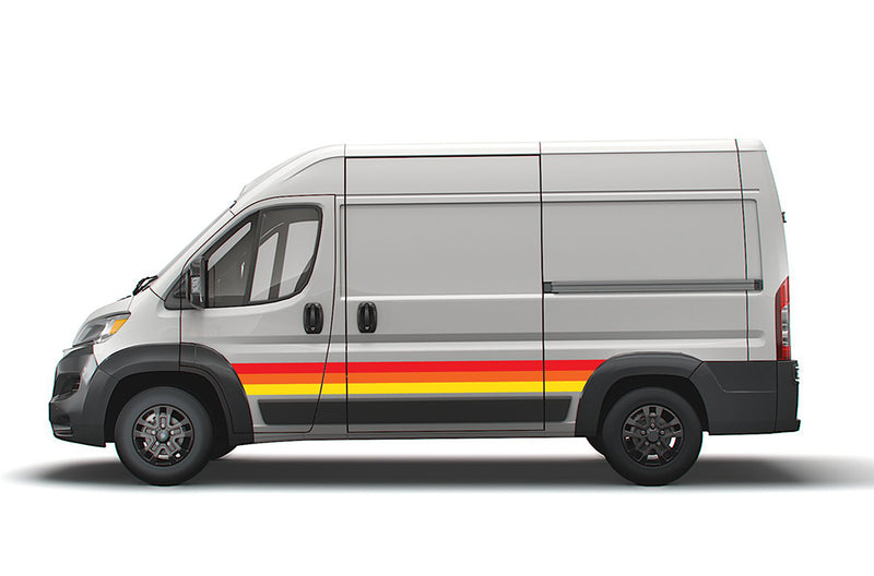 Retro themes Decals for Ram ProMaster, Van Graphics & Stickers