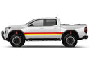 Retro themes side graphics decals for GMC Canyon