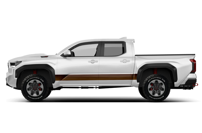 Retro themes center side graphics decals for Toyota Tacoma