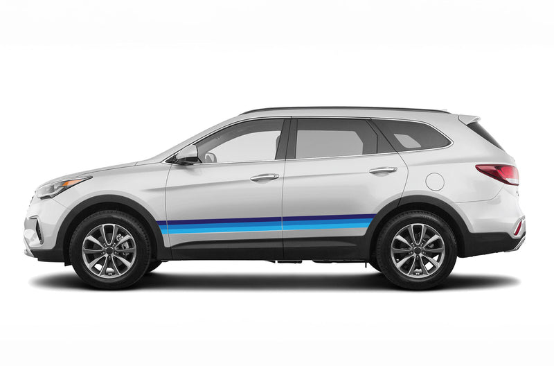 Retro themes graphics decals compatible with Hyundai Santa Fe 2019-2023