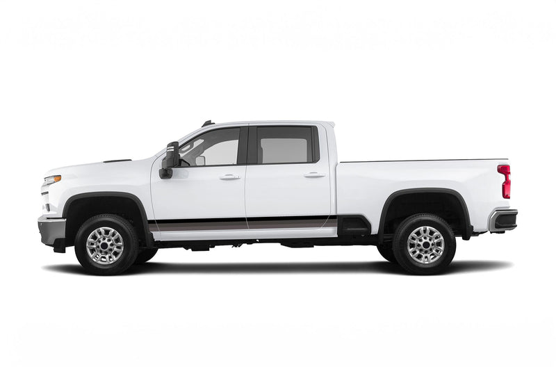 Retro themes center graphics decals for Chevrolet Silverado 2500HD