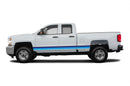 Retro themes center decals for Chevrolet Silverado 2500HD 2015-2019