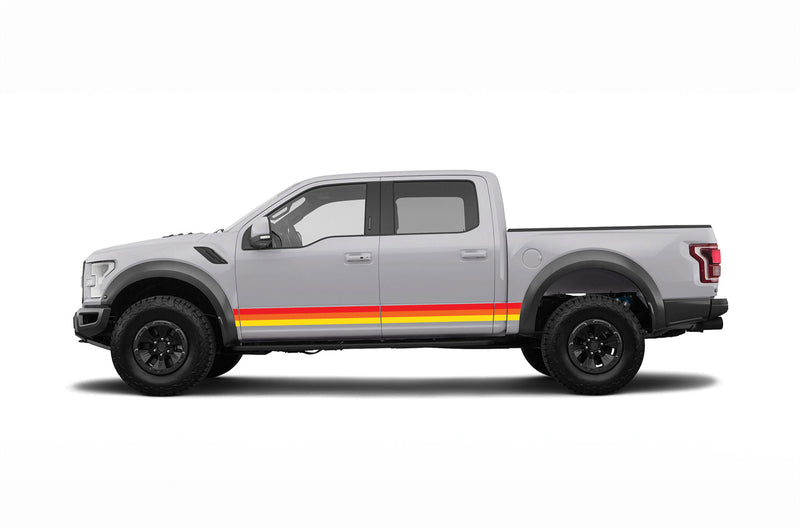 Retro themes center graphics decals for Ford F150 Raptor 2017-2020