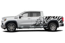 Rhino splash graphics decals for GMC Sierra