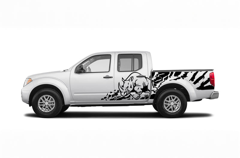 Rhino splash side graphics decals for Nissan Frontier 2005-2021