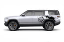 Rhino splash side graphics decals for Rivian R1S