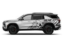 Rhino splash side graphics decals for Chevrolet Traverse
