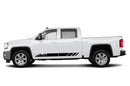 Rocker panel mountain stripes graphics decals for GMC Sierra 2014-2018