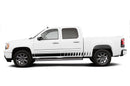 Rocker panel stripes graphics decals for GMC Sierra 2007-2013