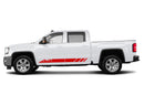 Rocker panel mountain stripes graphics decals for GMC Sierra 2014-2018