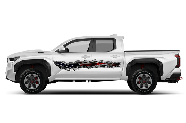 Scratch side graphics decals for Toyota Tacoma