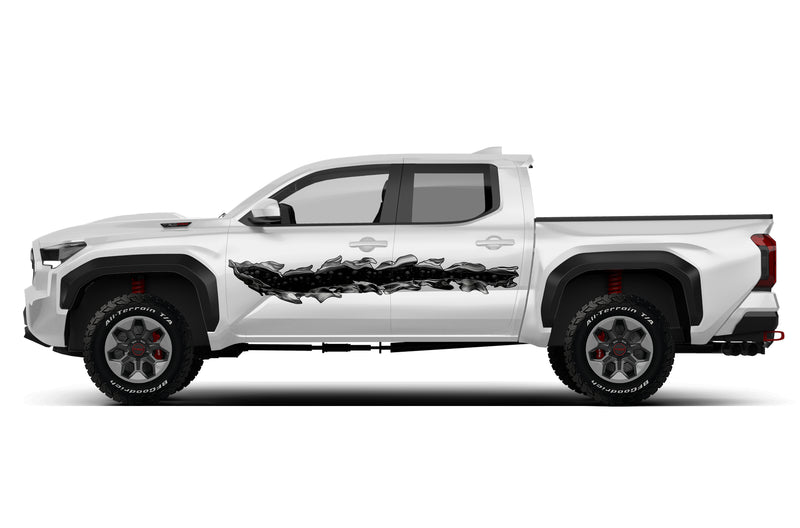 Scratch side graphics decals for Toyota Tacoma