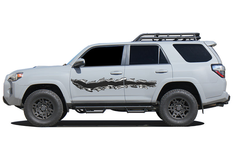 Scratch graphics decals compatible with Toyota 4Runner