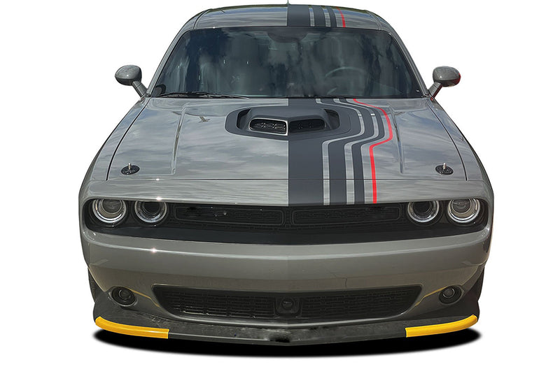 Shaker stripes decals for Dodge Challenger 2015-2023