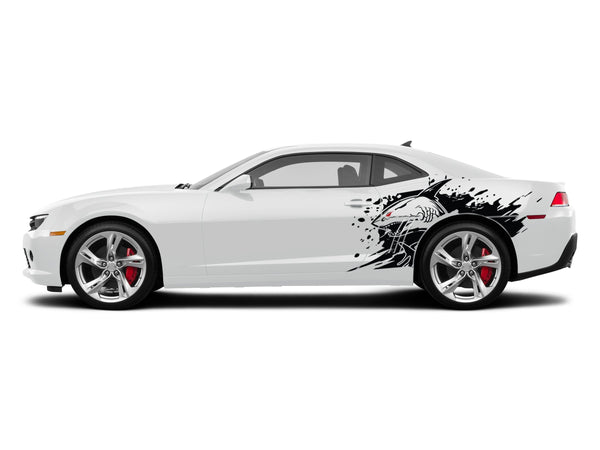 Wild sea side graphics decals for Chevrolet Camaro 2010-2015