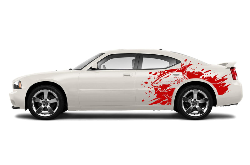 Wild sea side graphics decals for Dodge Charger 2006-2010