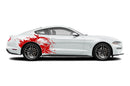 Wild sea side graphics decals for Ford Mustang