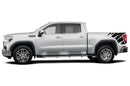 Shredded side bed graphics decals for GMC Sierra