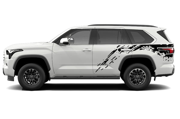 Side back splash graphics vinyl decals for Toyota Sequoia