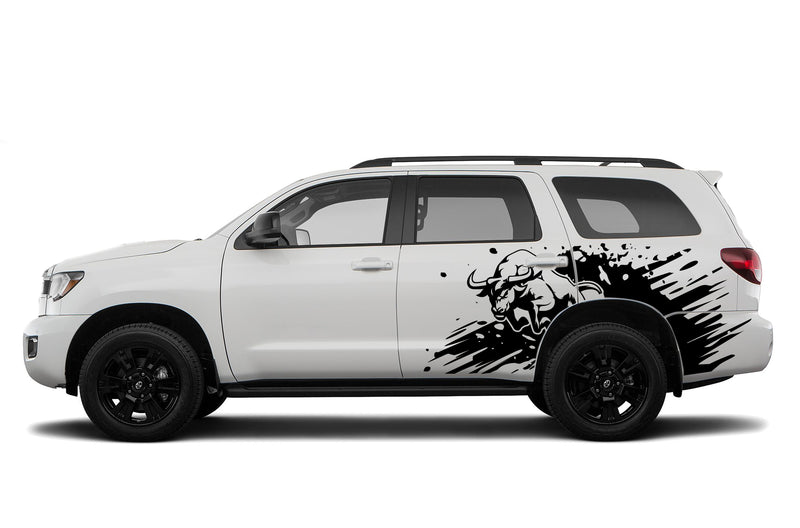 Side bull splash graphics decals for Toyota Sequoia 2008-2022