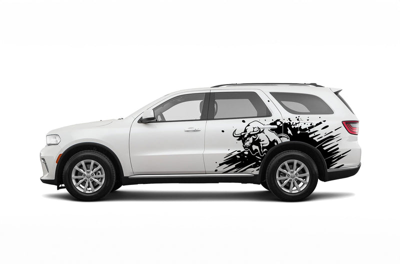 Side bull splash graphics decals for Dodge Durango