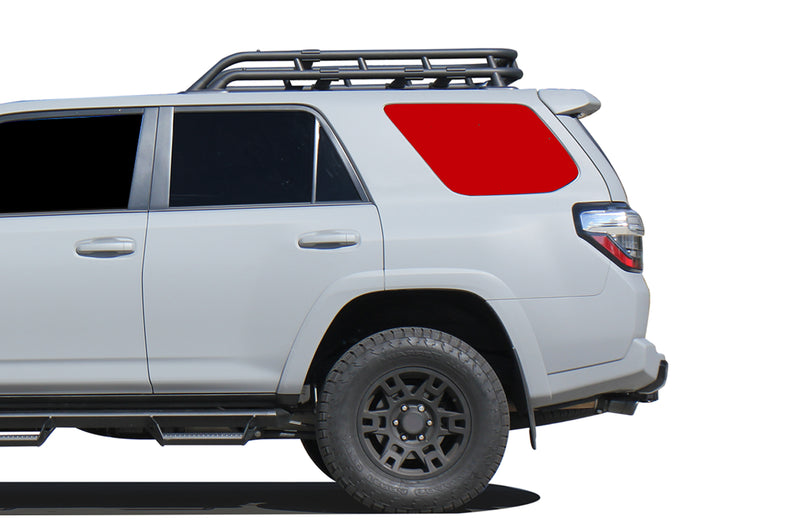 Solid color for quarter windows decals compatible with Toyota 4Runner