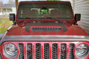 Solid hood graphics decals compatible with Jeep Gladiator JT Mojave
